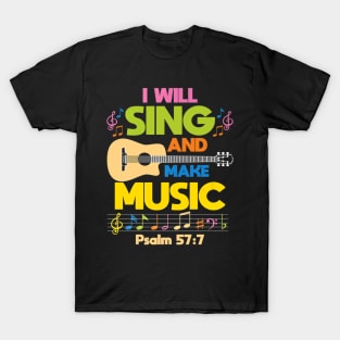 Singer Guitar Rock Jesus Christ T-Shirt